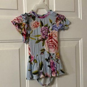 Country Rose Twirl Dress with Headband